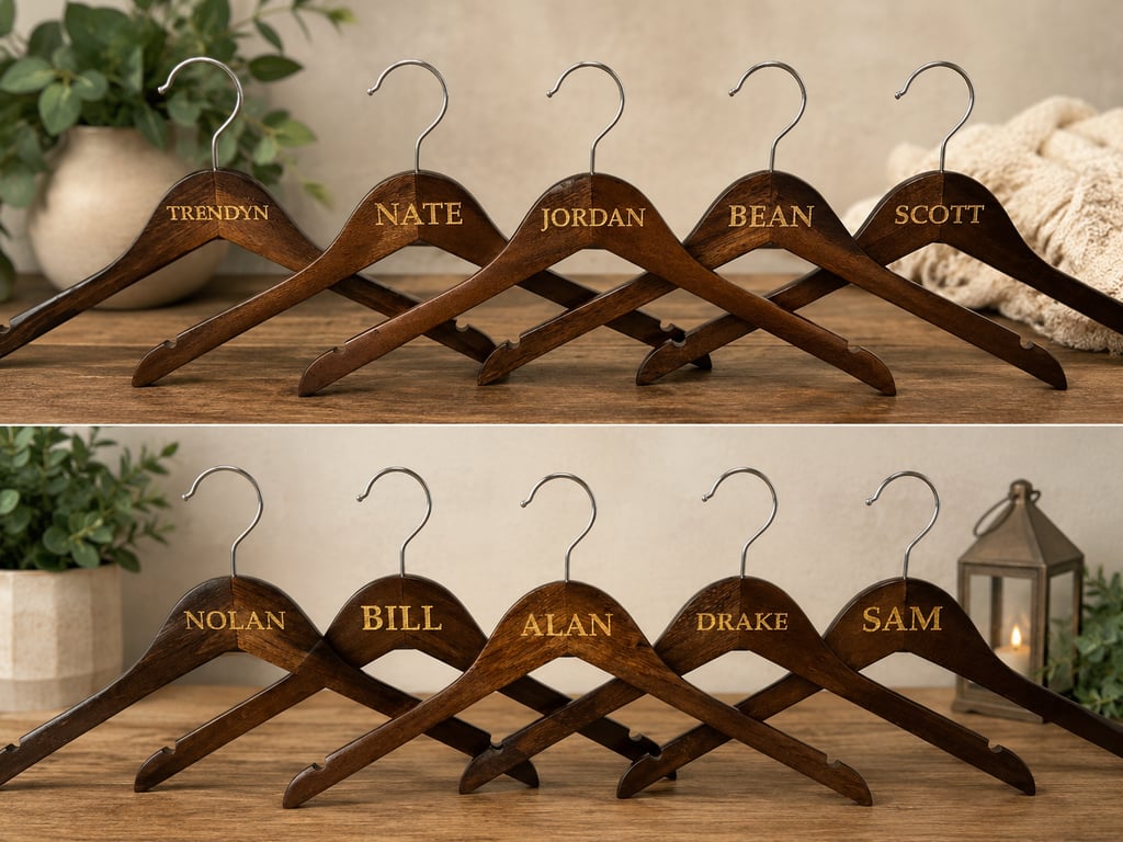 Engraved and personalized gifts with names, dates and sayings